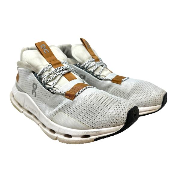 On Cloudnova Form Sneaker Running White Heather Brown Size US 9.5 - Picture 1 of 13